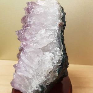 Amethyst Cluster Lamp