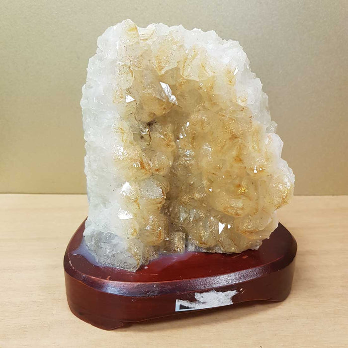 Citrine Cluster Lamp (approx. 17x15x13cm)