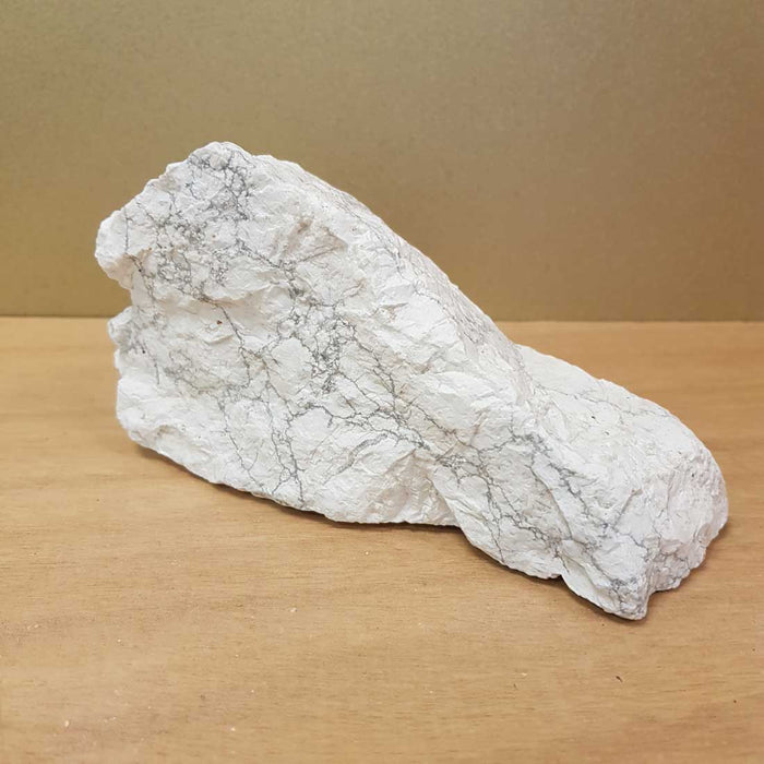 Howlite Rough Rock (approx. 16.5x8.5x7cm)