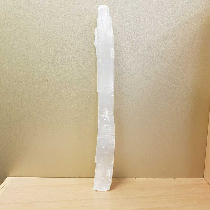 Selenite Rough Rod (assorted. approx. 32x4cm)