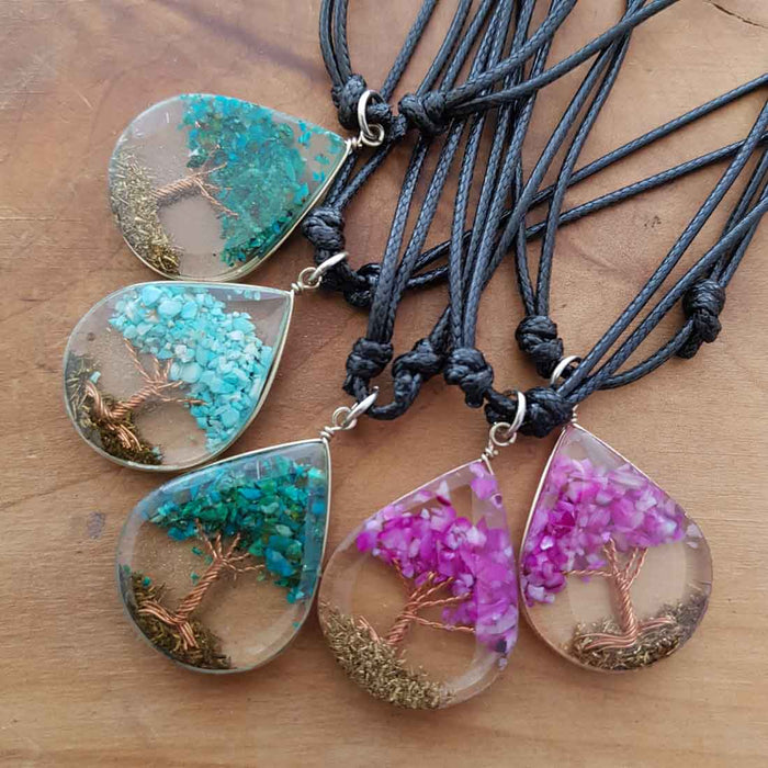 Tree of Life in Resin Pendant (assorted)