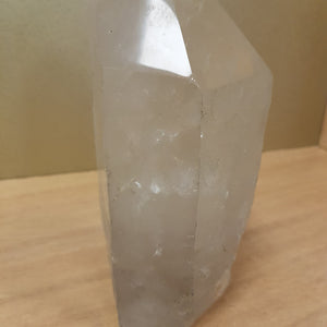Clear Quartz Partially Polished Point