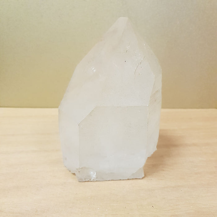 Clear Quartz Partially Polished Point (approx. 13x9x7cm)