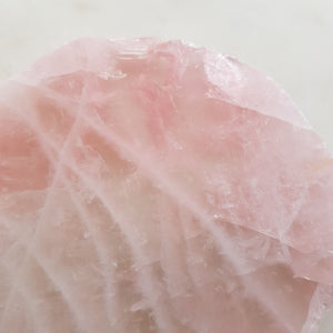 Rose Quartz Polished Slice