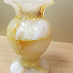 Banded Calcite aka marble onyx Vase