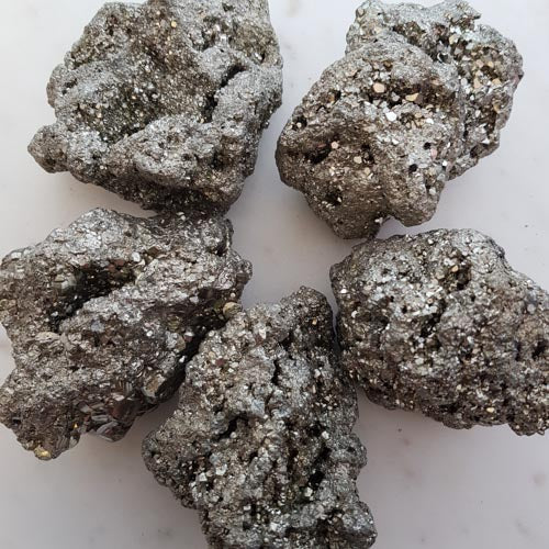 Pyrite Rough Rock (assort. approx. 8x6x4cm plus)