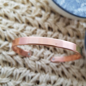 Copper Bracelet with Magnets