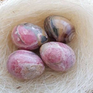 Rhodochrosite Egg (assorted. approx. 3.5x2.5-2.8cm)