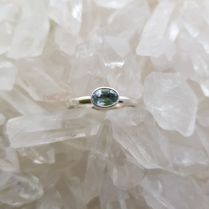 Blue Topaz Ring (assorted. sterling silver)