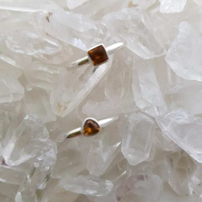 Citrine Ring (assorted. sterling silver)
