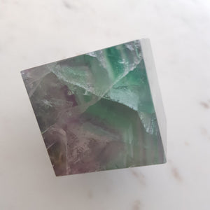 Rainbow Fluorite Balancing Cube