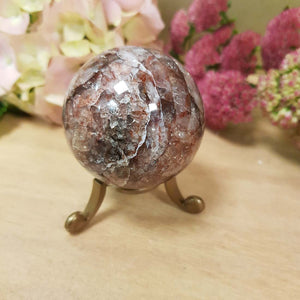 Hematoid Quartz Sphere 