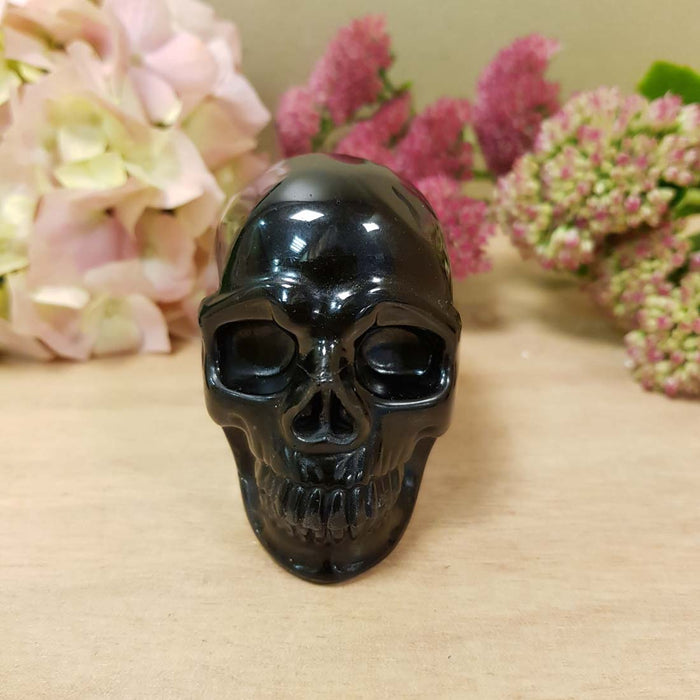Black Obsidian Skull (approx. 5.5x7.5x4cm)