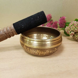 Singing Bowl with Om Symbol