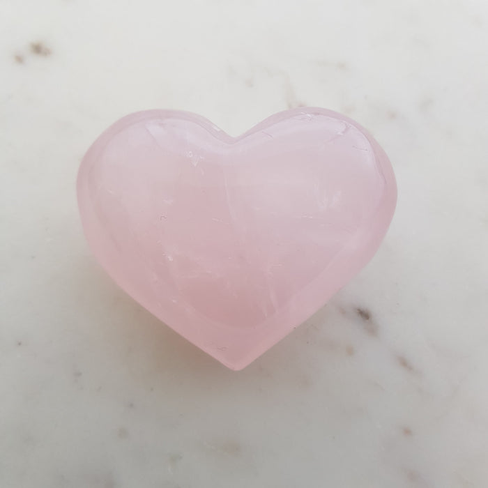 Rose Quartz Heart (approx. 6x7x2.5cm)