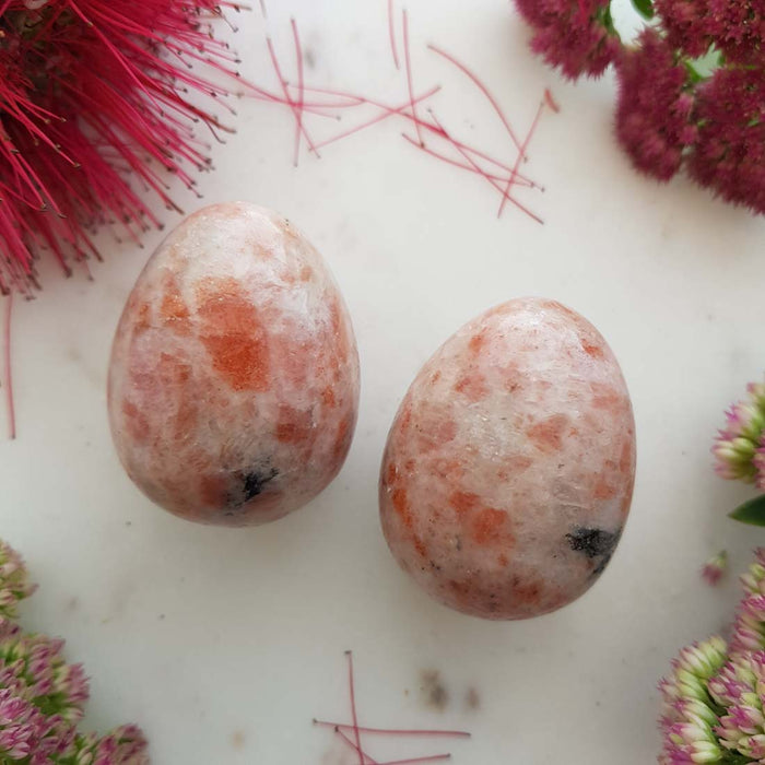 Sunstone Egg (assorted. approx. 4.5x3cm)