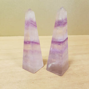 Purple Fluorite Obelisk