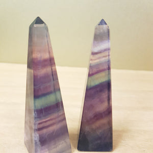 Rainbow Fluorite Obelisk