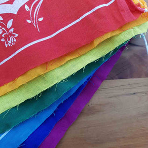 Tibetan Chakra Prayer Flag