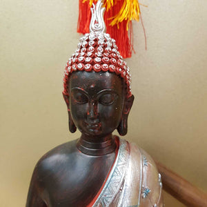 Red, Blue & Silver Buddha