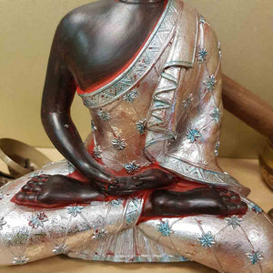 Red, Blue & Silver Buddha