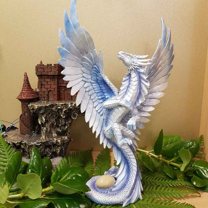 Blue Wind Dragon by Anne Stokes (approx. 31.3x21.5x10cm)