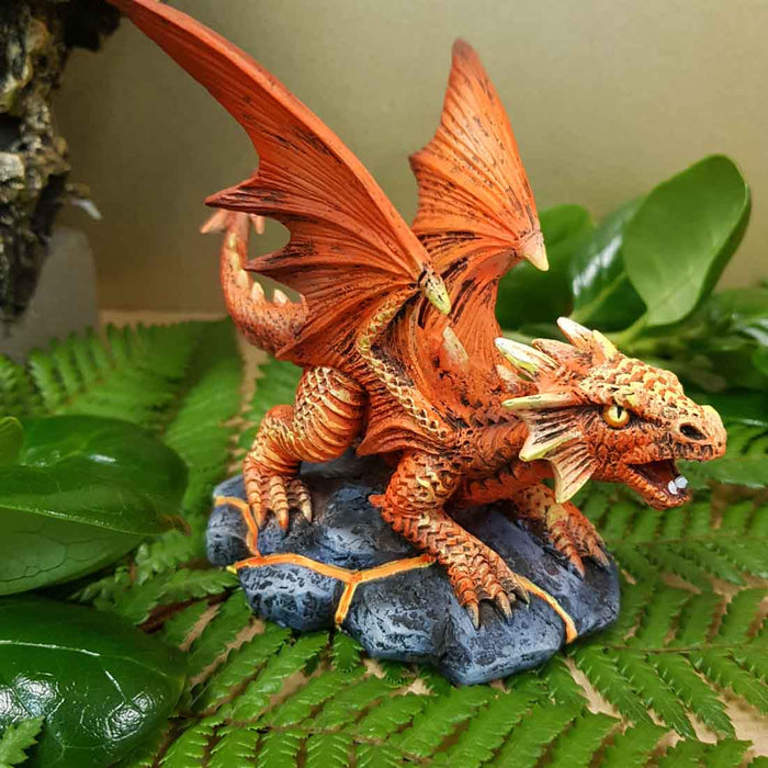 Baby Fire Dragon by Anne Stokes (approx. 11.5x13x11cm)