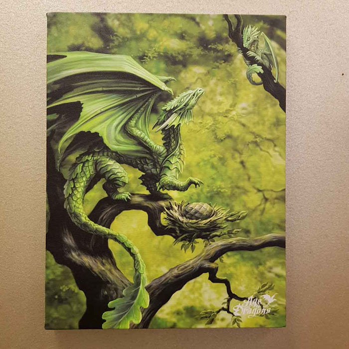 Forest Dragon Canvas (approx. 25 x 19cm)