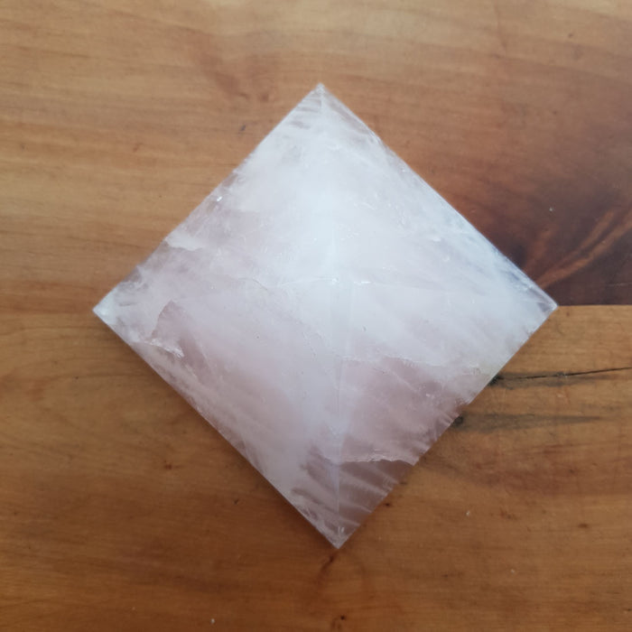 Rose Quartz Pyramid (approx. 4.5x7x7cm)