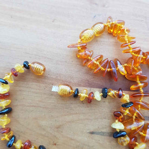 Baltic Amber Polished Chip Necklace
