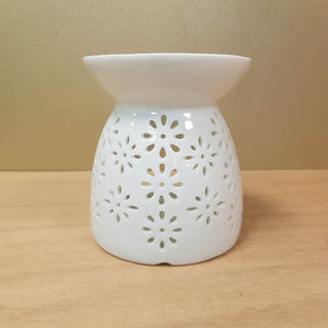 White Starburst Oil Burner