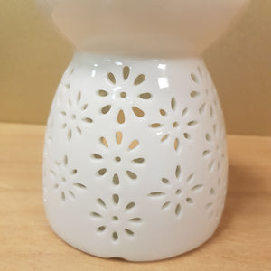 White Starburst Oil Burner