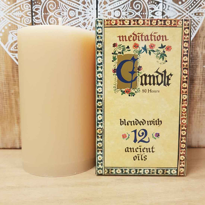 Meditation Candle (approx. 80 hours burn time)