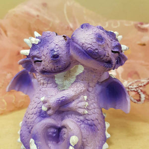 Purple Snuggling Dragons