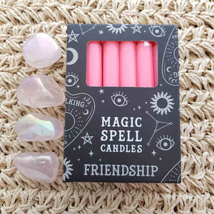 Pink Friendship Magic Spell Candles