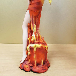 Fire Fairy on Candle Look Pedestal