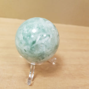 Snowflake Jade Sphere