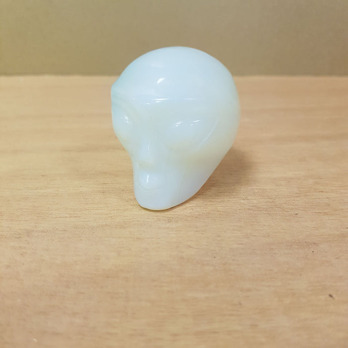 Opalite (man made) Alien Head (approx. 4x5x3.5cm)