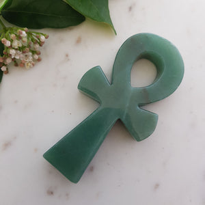 Green Aventurine Ankh