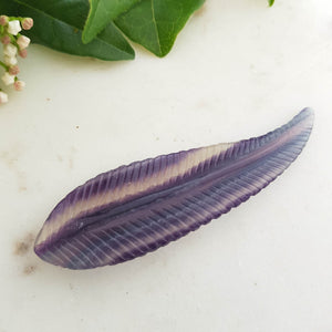 Rainbow Fluorite Feather