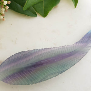 Rainbow Fluorite Feather