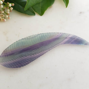 Rainbow Fluorite Feather