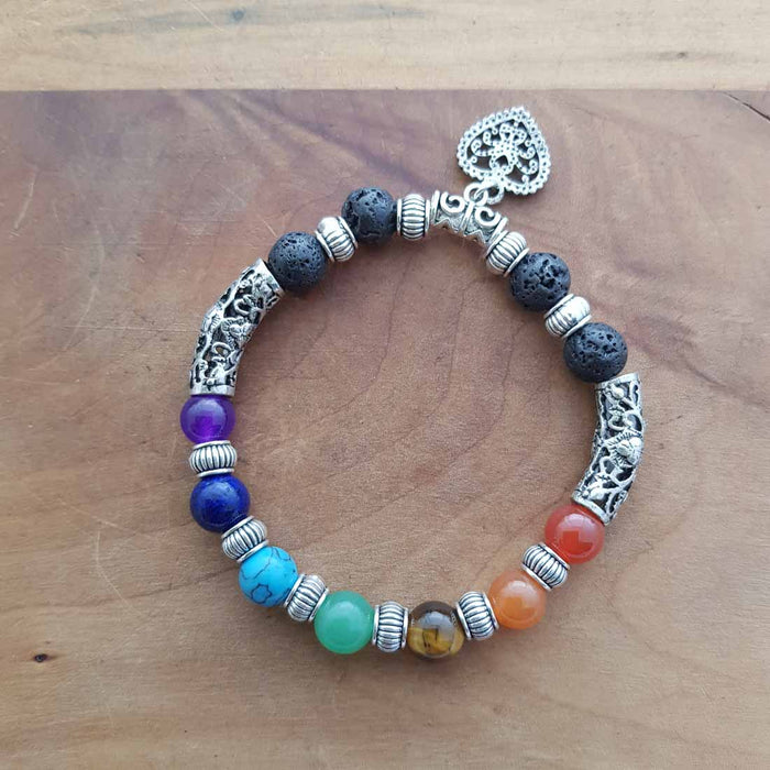 Crystal Mix Bracelet with Charms (assorted)