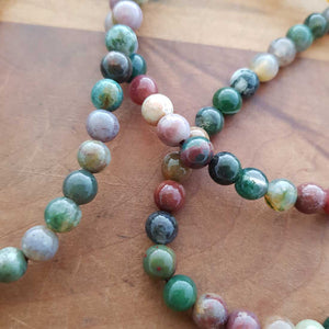 Indian Agate Mala/Prayer Beads