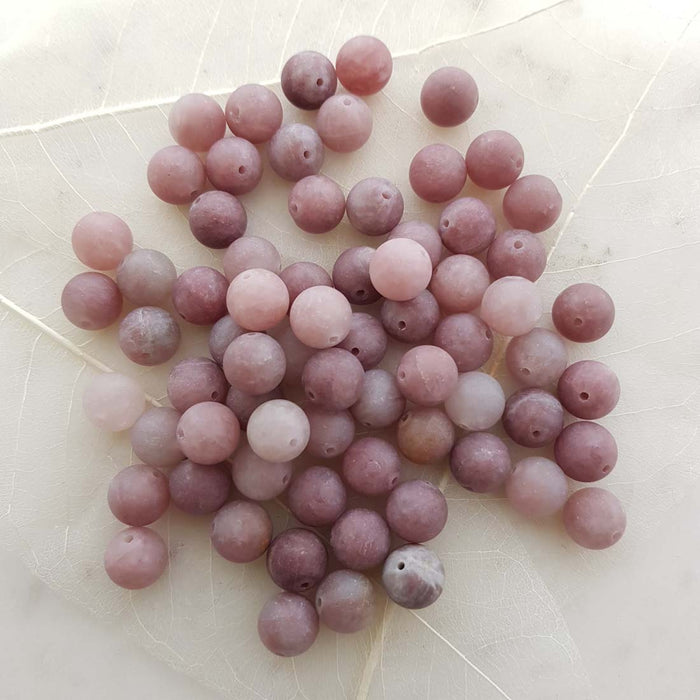 Purple Aventurine Bead (assorted. frosted. round. approx. 10mm)
