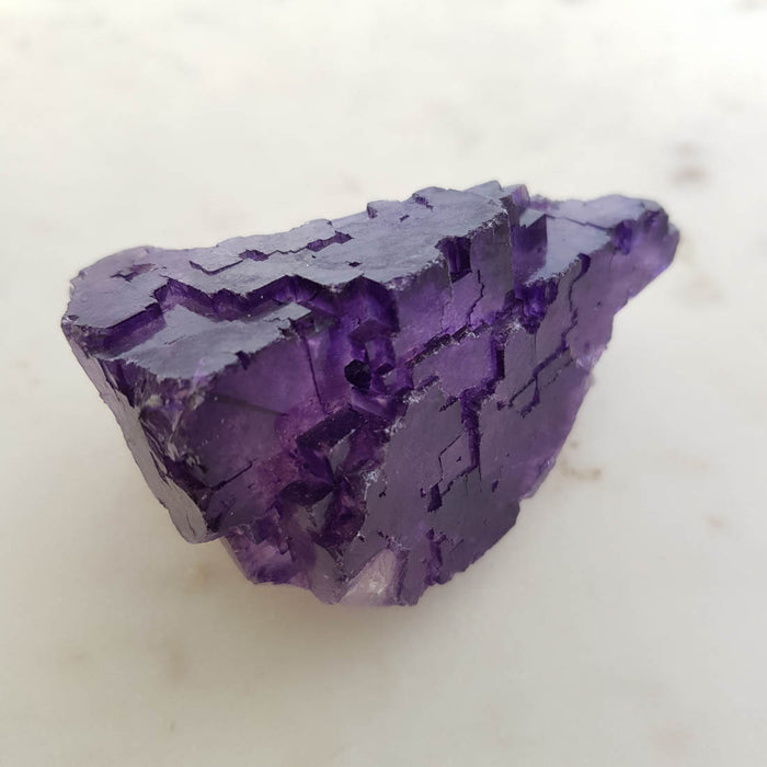Purple Fluorite Specimen (approx. 6x4.5x3.5cm)