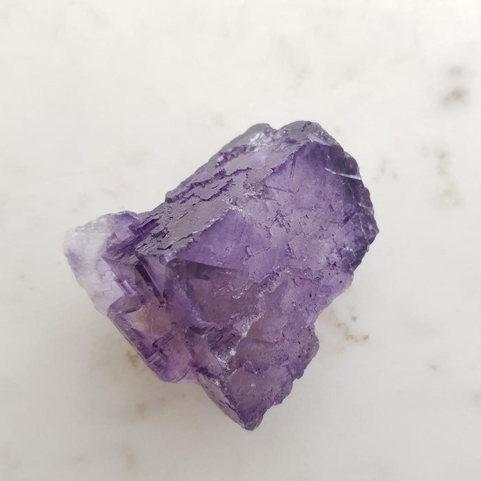 Purple Fluorite Specimen (approx. 5x3.5x3.5cm)