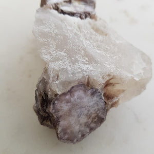 Lepidolite & Quartz Specimen