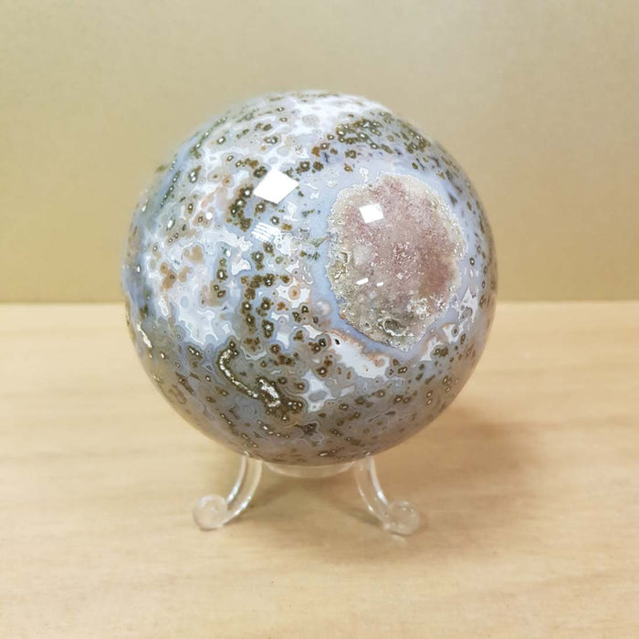 Ocean Jasper Sphere (approx. 8cm diameter)
