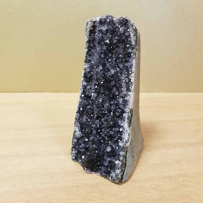 Black Amethyst Standing Druzy (approx. 10x5x6cm)